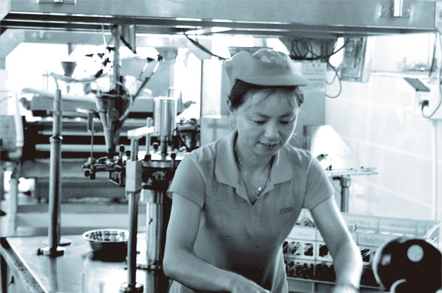 大成食品生產工人